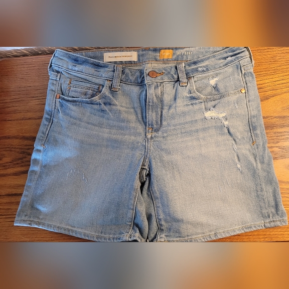 Pilcro and the Letterpress Denim - Pilcro and the Letterpress Light Blue High Rise Women's Jean Shorts